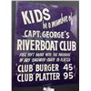Image 2 : 1970's 19" x 24" Captain Georges Riverboat Cluv Plexiglass Sign