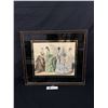 Image 1 : E Braquel 1813-1880 picture of Ladies artist, hand colored, hand signed