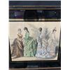 Image 2 : E Braquel 1813-1880 picture of Ladies artist, hand colored, hand signed