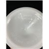 Image 8 : Vintage Brody Co. M5200 Milk Glass Vase, Clevland Ohio 9 inches Plus Hand Blown and Signed 1993 Glas