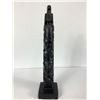 Image 4 : Large Black 12inch Tall Native Totem Pole