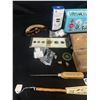 Image 2 : Miscellaneous Collectible Lot Tools Tins etc