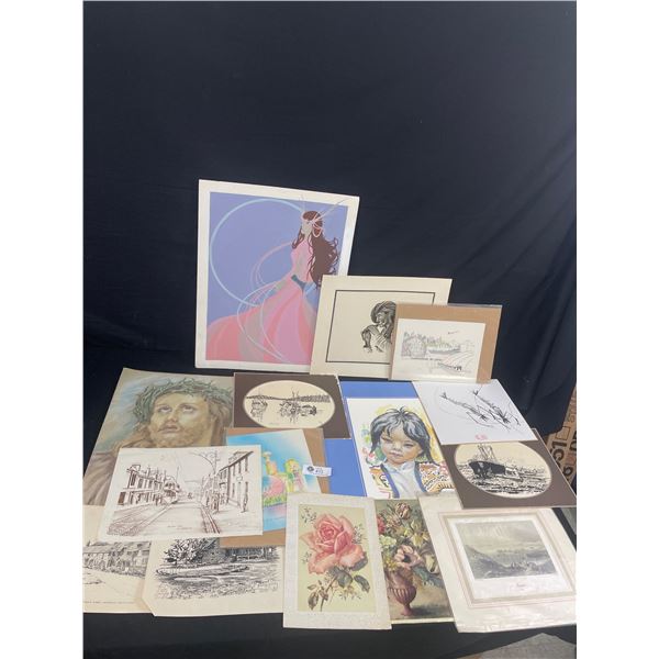 Nice Lot of Prints and Original Art Work