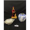 Image 1 : Vintage Home Décor Lot of Vases Ceramic Figures Etc
