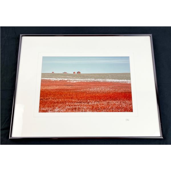 "Red Barns on Horizon" Original Alberta Landscape Photographs by Brian Van Sickle