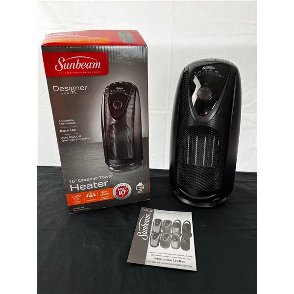 Sunbeam 16" Ceramic Tower Heater