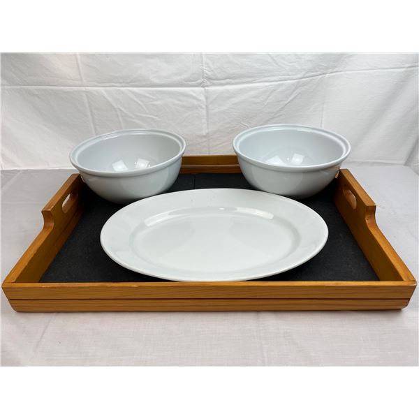 Serving Ware and Tray