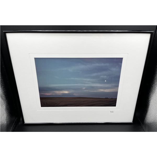 "Half Moon Over Prairie Town" Original Alberta Landscape Photographs by Brian Van Sickle