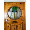 Image 2 : 1930 Edwardian Leaded Antique Stained Glass Door