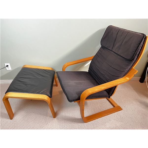 Arm Chair and Ottoman