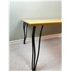 Image 2 : Wooden coffee table with cast iron legs