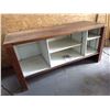 Image 1 : Solid oak work bench with adjustable shelving