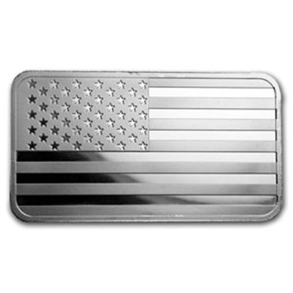 5 oz. USA Silver Flag Bullion