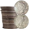 Image 1 : 20 pcs. Circulated Peace Silver Dollars