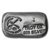 Image 3 : 1 Troy Oz.- Gold n Gems Prospector Silver Bar