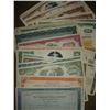 Image 1 : 50 pcs. Random Mix Old Stock Certificates