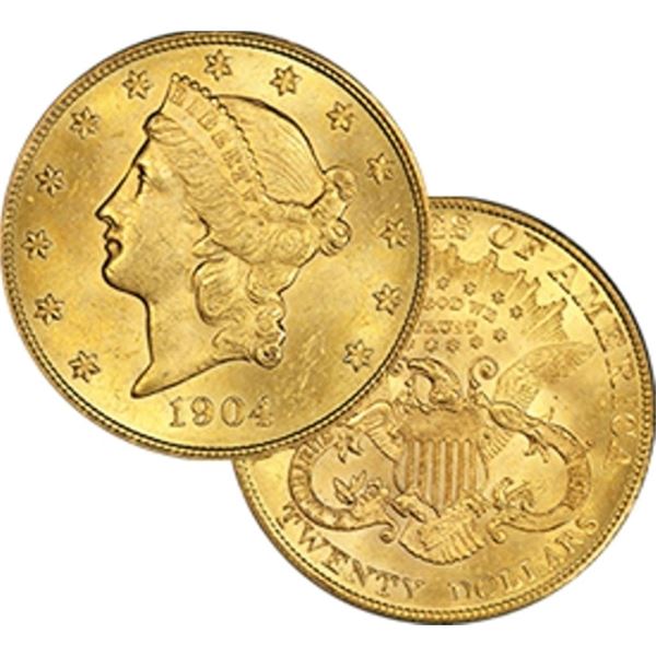 1904 $ 20 Gold Liberty Double Eagle