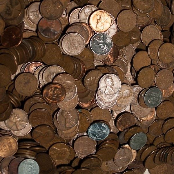 350 pcs. Lincoln Wheat Cents