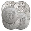 Image 1 : (6) US Silver Eagles - Random Dates