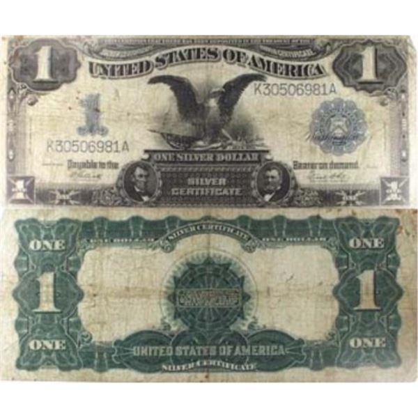 1899 Black Eagle Silver Certificate G-VG