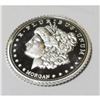 Image 1 : 1 Gram Silver Morgan Design Round