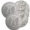 Image 1 : (5) US Silver Eagles - Random Dates