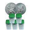 Image 1 : (100) US Silver Eagles in Mint Tubes