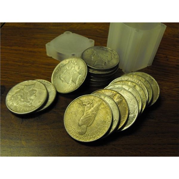 Lot of 20 Random Date Peace Dollars