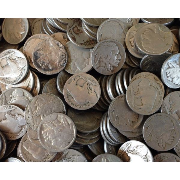 Estate Find of 321 Buffalo Nickels - Unsearched