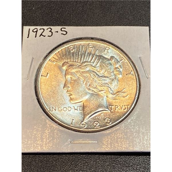 1923 S Sliver Peace Dollar