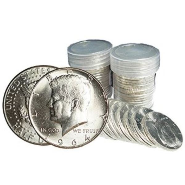 (60) 1964 Franklin Half Dollars - 3 rolls