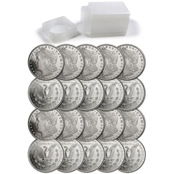 (20) Morgan Design Silver 1 oz Rounds