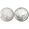 Image 1 : One 1 oz Silver Buffalo Design Round