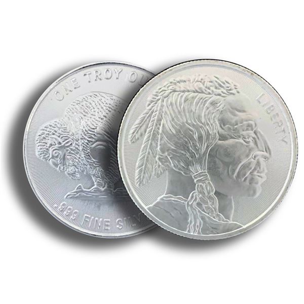 1 oz. Silver Buffalo Round