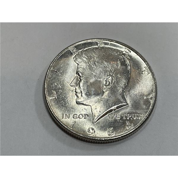 1964 D GEM BU Kennedy Half Dollar