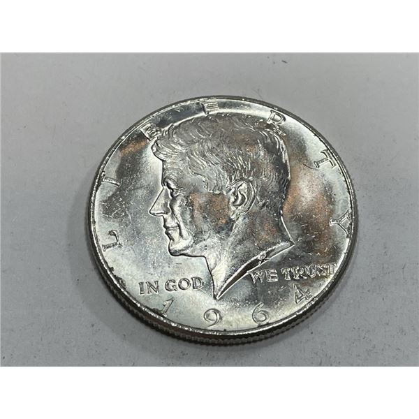 1964 GEM BU Kennedy Half Dollar