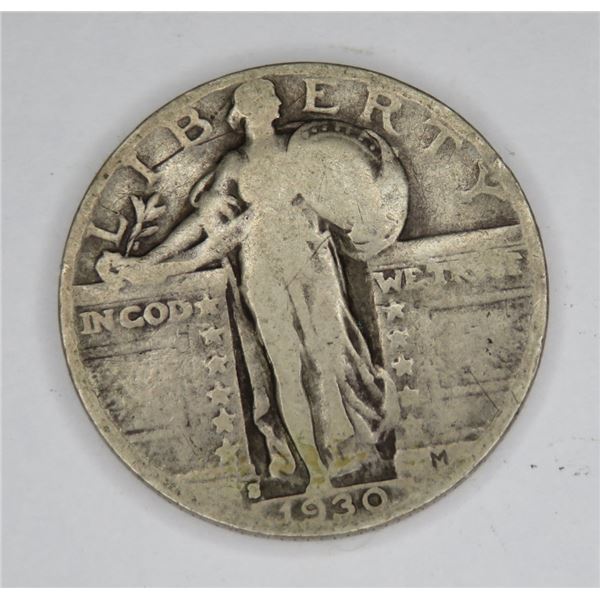 1930 s Standing Liberty Quarter Dollar