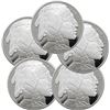 Image 1 : (5) Buffalo Design 1 oz Silver Rounds