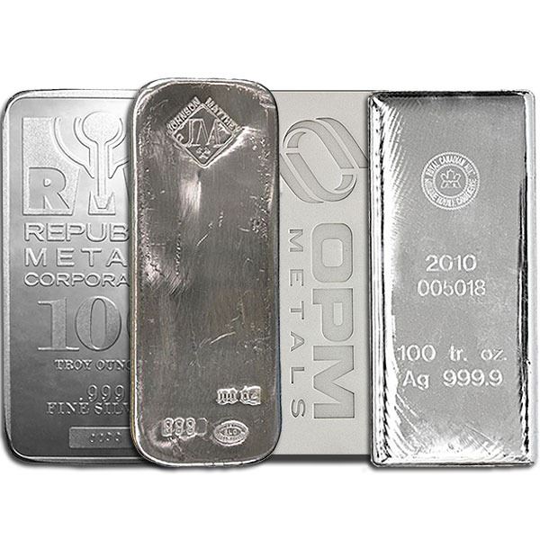 (1) Random Maker 100 oz. Silver Bar