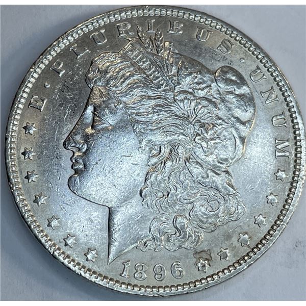 1896 Choice AU Morgan Silver Dollar