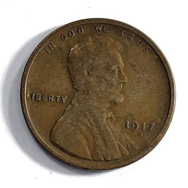 1917 s Lincoln Wheat Cent