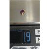 Image 3 : 14k YG Amethyst and Diamond Pendant