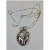 Image 1 : Sterling SIlver Figural Pendant and Chain
