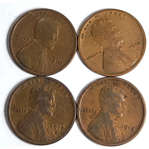 1910-16-17d-18 Lincoln Teen Cents