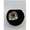 Image 2 : Sterling Silver w/ Red Spinel RIng