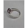 Image 2 : Sterling Silver w/ Genuine Ruby Gemstone