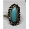 Image 1 : Sterling Silver and Turquoise Ring