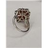 Image 2 : Sterling Silver Garnet Ring