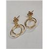 Image 1 : 10 YG Dangle Earrings