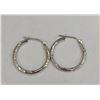 Image 2 : 10 WG Hoop Earrings